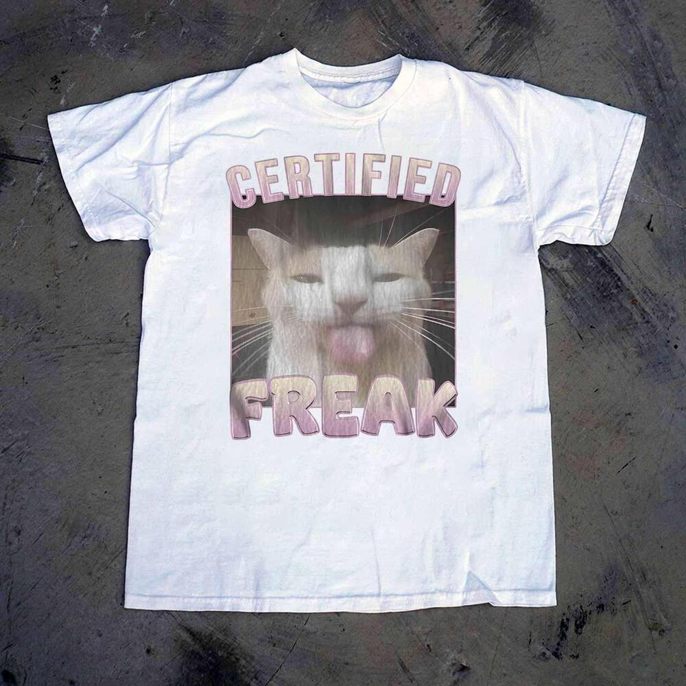 Certified Freak Funny Cat T-Shirt